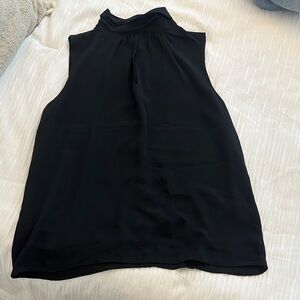 Ellie Elegant Black Tank Top